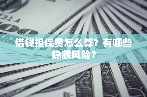 济南借钱担保费怎么算？有哪些隐藏风险？