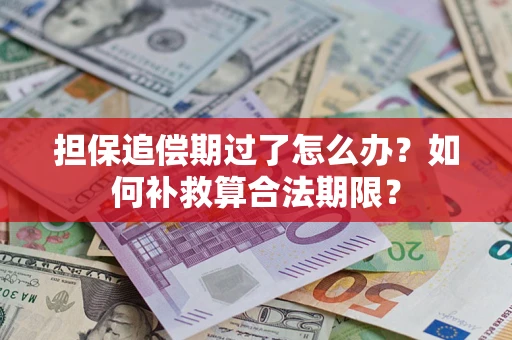 济南担保追偿期过了怎么办？如何补救算合法期限？
