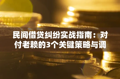 济南民间借贷纠纷实战指南：对付老赖的3个关键策略与调解盲区解析