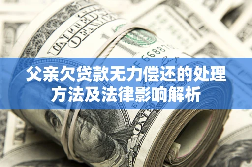 济南父亲欠贷款无力偿还的处理方法及法律影响解析