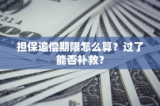 济南担保追偿期限怎么算？过了能否补救？